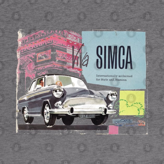 SIMCA ARONDE - advert by Throwback Motors